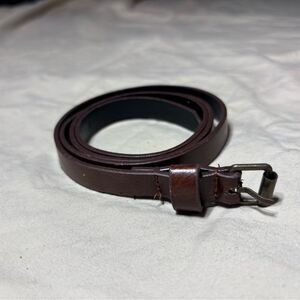 Women’s 1/2” Wide Brown Belt Gold Tone Buckle Size 36” EPC